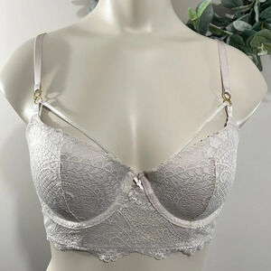 NWOT Aerie Real Power Balconette Paisley Lace Bra 34C